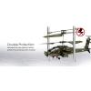 HEBXMF RC Airplane 3.5 Channel Apache RC Helicopter One-Key Take-Off and Landing RC Aircraft with Gyro Stabilizer Gifts for Children and Adults RC Drone Toy Intelligent Fixed Height view 3