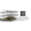 HEBXMF RC Airplane 3.5 Channel Apache RC Helicopter One-Key Take-Off and Landing RC Aircraft with Gyro Stabilizer Gifts for Children and Adults RC Drone Toy Intelligent Fixed Height view 4