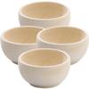 COHEALI Small Wooden Bowls Set 4Pcs Unfinished Mini Pinch Bowls for Diy Crafts Dollhouse Accessories Kids Sensory Play and Mud Kitchen view 1