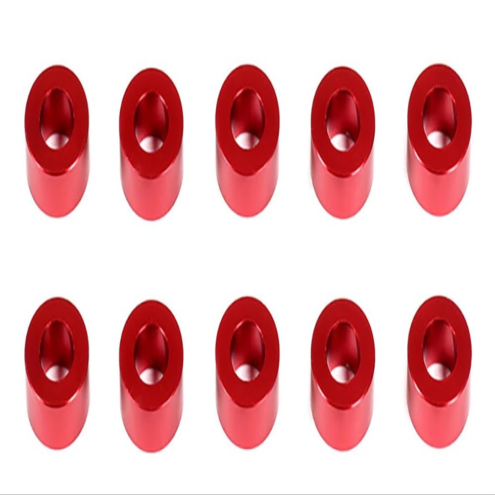 (Creation Model) INFINITY Aluminum Spacer 3x6x3.0mm (Red/10pcs) CM-A005-30