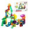 Everplay 150 Piece Marble Run Magnetic Building Toys Magnet Tile Construction Blocks STEM Learning Educational Toy Playset Toddlers Preschool Boys Girls Kids Children Unlimited Creations Age 3+ and Up view 1
