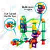 Everplay 150 Piece Marble Run Magnetic Building Toys Magnet Tile Construction Blocks STEM Learning Educational Toy Playset Toddlers Preschool Boys Girls Kids Children Unlimited Creations Age 3+ and Up view 3