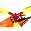 MICROHELI CNC Triple Carbon Plastic Blades Conversion Set (Gold) - OMP Hobby M1 / EVO view 3