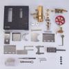 Full Metal Beam Steam Engine Model Kits That Works, Retrol Metal Engine Horizontal Boiler Steam Engine Kit with Centrifugal Regulator, Mini Engine Physical Experiment Toys for Adults view 3