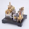 Full Metal Beam Steam Engine Model Kits That Works, Retrol Metal Engine Horizontal Boiler Steam Engine Kit with Centrifugal Regulator, Mini Engine Physical Experiment Toys for Adults view 4