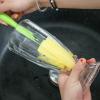 2PCS Sponge Cleaning Brush, Replaceable Feeding Bottle Brush, Long Handle Grip Cup Brush for Coffee Mugs Winebottle Baby Bottles (Yellow) view 4