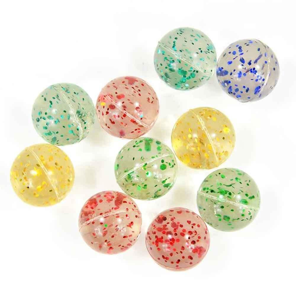 Kgler Bouncerz 10 x Bouncy Balls in Net Spring Ball Rubber Ball Dropsball 25 mm