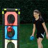 Soccer Flick Hero! Target Tower - Soccer Game for Kids - Includes Target Tower and 3 Balls - Portable Soccer Training Equipment view 3