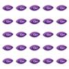 Anderson's Purple and White We're Number One Football Sport Balls, Set of 25, School Spirit, Game Day, Novelty Items view 2