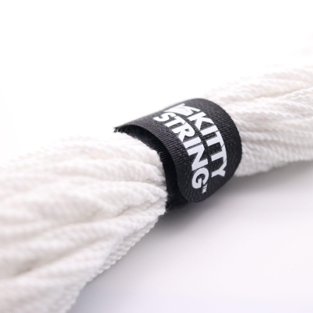 Kitty String First Class 100 Pack Yo-Yo String - Fat YoYo String (White)