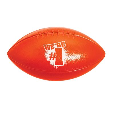 Anderson's Red and White We're Number One Football Sport Balls, Set of 50, School Spirit, Game Day, Novelty Items