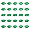 Anderson's Green and White We're Number One Football Sport Balls, Set of 25, School Spirit, Game Day, Novelty Items view 2