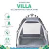Baby Delight Go with Me Villa Portable Tent and Playard | Kids Tent and Playhouse | Indoor and Outdoor | Elephant Grey view 2
