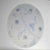 24" Diameter Snowscape Playmat with 1" Grid Stitched Edging, Double-Sided with Universal Dungeon Terrain view 1