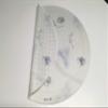 24" Diameter Snowscape Playmat with 1" Grid Stitched Edging, Double-Sided with Universal Dungeon Terrain view 3