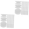 Mobestech 2sets Motor Pulley Wheel Plastic Gear for DIY Models 2mm Hole Pulley for Car Airplane Repair 100pcs*2 view 1