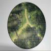24" Diameter Jungle Playmat with 1" Grid Stitched Edging, Double-Sided with Universal Dungeon Terrain view 1