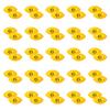 Anderson's Yellow and Black We're Number One Football Sport Balls, Set of 50, School Spirit, Game Day, Novelty Items view 2