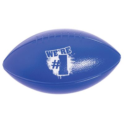 Anderson's Blue and White We're Number One Football Sport Balls, Set of 25, School Spirit, Game Day, Novelty Items