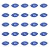Anderson's Blue and White We're Number One Football Sport Balls, Set of 25, School Spirit, Game Day, Novelty Items view 2