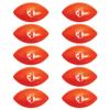 Anderson's Red and White We're Number One Football Sport Balls, Set of 10, School Spirit, Game Day, Novelty Items view 2