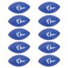 Anderson's Blue and White We're Number One Football Sport Balls, Set of 10, School Spirit, Game Day, Novelty Items view 2