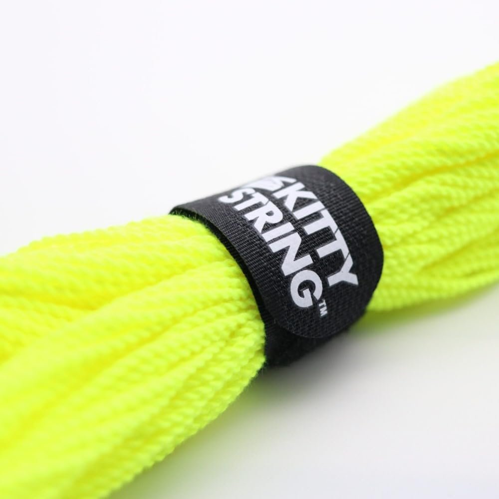 Kitty String First Class 100 Pack Yo-Yo String - Fat YoYo String (Yellow)