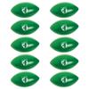 Anderson's Green and White We're Number One Football Sport Balls, Set of 10, School Spirit, Game Day, Novelty Items view 2