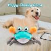 Dog Toys Escaping Crab Crawling Dog Toy with Music Control & Lights, Dancing Crab Dog Toy Obstacle Avoidance Interactive Fun Toys for Puppy/Small/Medium Dogs (Green) view 4