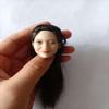1/6 Scale Female Head Sculpt,Beauty Asian Girl Smile Expression Head Sculpt Carved for 12inch Female PH TBL JO Action Figure Body (A) view 1