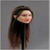 1/6 Scale Female Head Sculpt,Beauty Asian Girl Smile Expression Head Sculpt Carved for 12inch Female PH TBL JO Action Figure Body (A) view 4