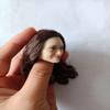 1/6 Scale Female Head Sculpt,Beauty Asian Girl Smile Expression Head Sculpt Carved for 12inch Female PH TBL JO Action Figure Body (B) view 4