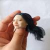 1/6 Scale Female Head Sculpt,Beauty Asian Girl Smile Expression Head Sculpt Carved for 12inch Female PH TBL JO Action Figure Body (C) view 3
