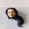 1/6 Scale Female Head Sculpt,Beauty Asian Girl Smile Expression Head Sculpt Carved for 12inch Female PH TBL JO Action Figure Body (C) view 4
