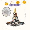 ZISHAK Many Cartoon Cat Trendy Halloween Witch Hat For Women - Ultimate Party Hat For Best Halloween Costume Ensemble view 3