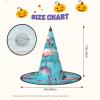 ZISHAK Flamingo And Swimming Pool Trendy Halloween Witch Hat For Women - Ultimate Party Hat For Best Halloween Costume Ensemble view 3