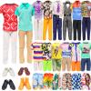 Ecore Fun 11 Items 11.5 Inch Boy Doll Clothes and Shoes - 5 Sets Fashion Casual Wear Clothes Outfit 2 Swimwear 4 Pairs Shoes for 12 inch boy Doll Random Styles view 1