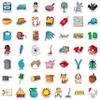 50 PCS CVC Object Magnets, Magnetic Thickened CVC Fridge Magnets Adorable Educational Learning Toys for Preschooler, Kindergarteners, Kids 4+ view 1
