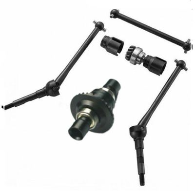 1/5 FS Racing 2WD to 4WD Conversion Kit Compatible with Remote Control Truck Buggy FS10803 FS11803 FS10203 FS11203 FS10903 Spare Parts (Color : Black, Size : 1)
