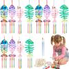 12Pcs Fish Wind Chime Kit, Wind Chime Kit Craft Kits, Wooden Fish Bone Wind Chime Crafts, DIY Fish Bone Hanging Ornaments Decorative, Fish Bone Party Favors for Kids Gift Birthday Party Favors view 1