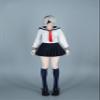 1/6 Scale Female Clothes,Female JK Swimsuit Clothes Shirt Pleated Skirt Swimwear Socks Shoes Costume Outfit Clothing for 12inch PH TBL JO Action Figure Body (A) view 1