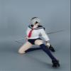 1/6 Scale Female Clothes,Female JK Swimsuit Clothes Shirt Pleated Skirt Swimwear Socks Shoes Costume Outfit Clothing for 12inch PH TBL JO Action Figure Body (A) view 3