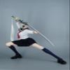 1/6 Scale Female Clothes,Female JK Swimsuit Clothes Shirt Pleated Skirt Swimwear Socks Shoes Costume Outfit Clothing for 12inch PH TBL JO Action Figure Body (A) view 4