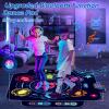 Kids Electronic Dance Pad with 6-Button & Wireless Bluetooth, Music Dance Game Mat with Built-in Music 9 Levels and 3 Modes, Birthday Gifts, Toys for Girls Ages 4-8, 8-12 view 3
