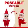 JOYIN 3PCS Christmas Red Tiny Elf Doll Soft Plush Toy for Xmas Decor Gift Accessories and Props, Christmas Party Decoration and Stocking Stuffers view 4
