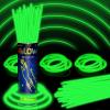 150 Pack 8 Green Glow Sticks Bulk with 150 Connectors Neon Glow In The Dark Party favors Supplies for Holiday Birthday Party Decoration (Green) view 1