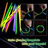 150 Pack 8 Green Glow Sticks Bulk with 150 Connectors Neon Glow In The Dark Party favors Supplies for Holiday Birthday Party Decoration (Green) view 3