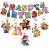 13 Packs Mario party supplies,12pcs Mario Hanging Swirls and 1 Happy Birthday Banner for Mario party decoration view 1