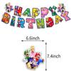 13 Packs Mario party supplies,12pcs Mario Hanging Swirls and 1 Happy Birthday Banner for Mario party decoration view 2