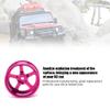 Tomotato 4 Pcs RC Wheel Hub, RC 1/10 Aluminum On Road Wheel Rims Hex Aluminum Alloy Wheel Hub Accessory RC Parts Wheels Upgrade Parts Fit for HSP 94123 Touring Drift Car (Pink) view 4